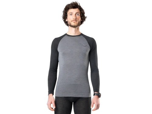 Męska Koszulka Techniczna z Wełną Merino Dynafit Tour Light- black out