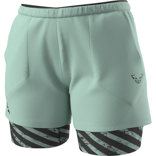 Damskie Spodenki Biegowe Dynafit Trail 2in1 Short W - jadelite/0910
