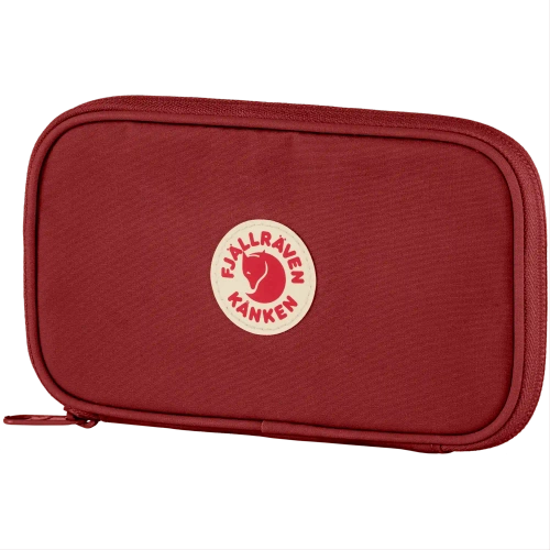 Portfel z Suwakiem Fjallraven Kanken Travel Wallet - Ox Red