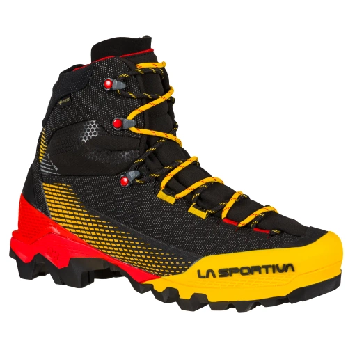 Męskie buty trekkingowe La Sportiva Aequilibrium ST GTX - Black/Yellow