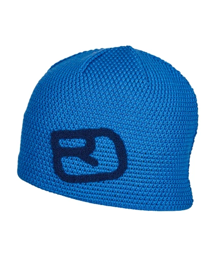 Czapka zimowa z merino Ortovox ROCK'N'WOOL BEANIE - blue note