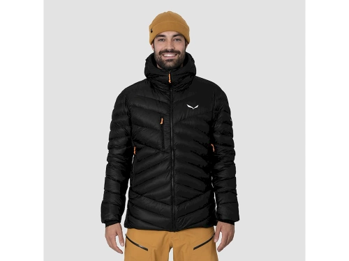 Ciepła Męska Puchówka Salewa Ortles Medium 3 Rds Dwn Jacket M - black out