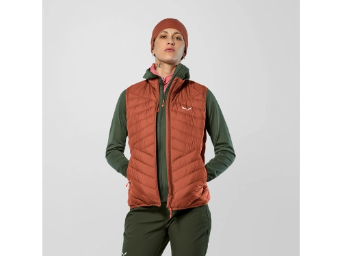 Damska Kamizelka Ocieplana Salewa BRENTA RDS DWN VEST W - etruscan red