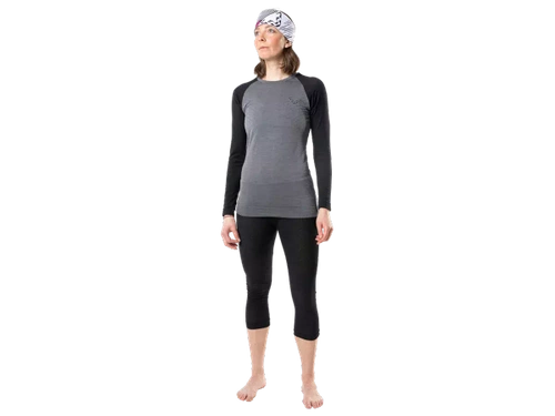 Damskie Getry z Wełną Merynosów Dynafit Tour Light Merino W 3/4 Tight - black