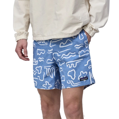 Męskie Szorty Patagonia M's Funhoggers Shorts - Channel Islands: Vessel Blue