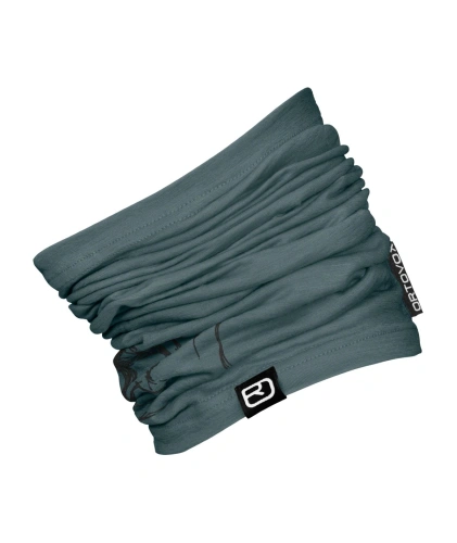 Komin na szyję Ortovox 120 TEC LOGO NECKWARMER - dark arctic grey