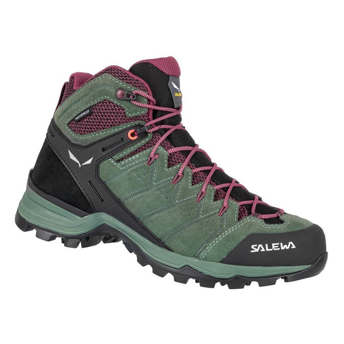 Damskie wysokie buty trekkingowe Ws Alp Mate Mid Wp - Duck Green/Rhododendon