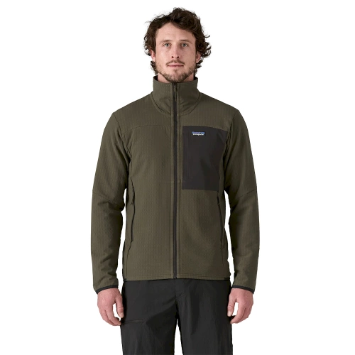 Męska Kurtka Polarowa Patagonia M's R2 TechFace Jkt - Pine Needle Green
