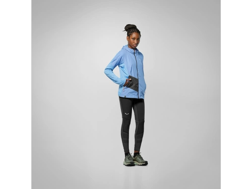 Damska Bluza do Hikingu Salewa PEDROC PL WIND HD JACKET W - morning blue