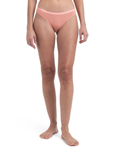 Majtki damskie z Merino Icebreaker W Siren Bikini - bikini glow