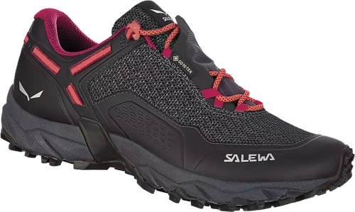 Buty Biegowe Damskie Salewa Speed Beat GTX - Asphalt/Fluo Coral