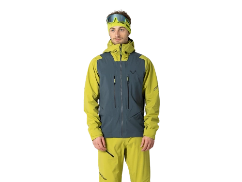 Męska Kurtka Przeciwdeszczowa Dynafit BLACKLIGHT 3L JKT M - golden lime