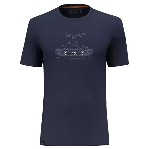 Koszulka Salewa Pure Space Sheep Am T-Shirt M - navy blazer