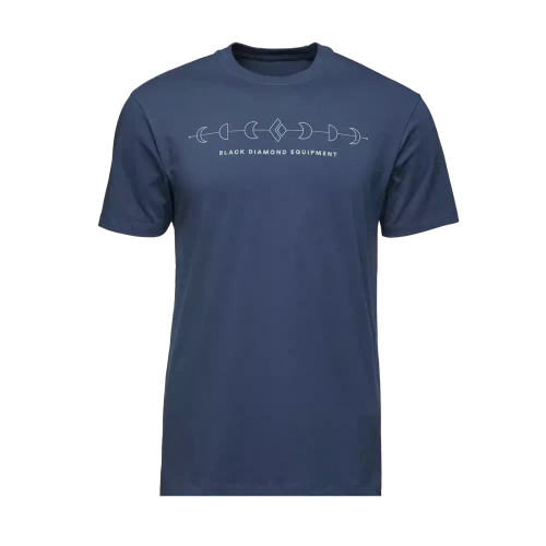 Koszulka Black Diamond M Bd Icon Full Moon Ss Tee - Ink Blue